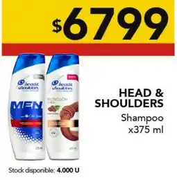 Nini Mayorista Head & Shoulders Shampoo oferta