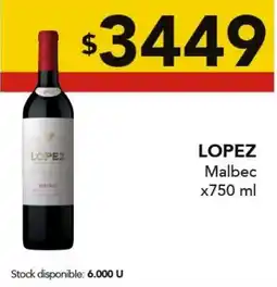 Nini Mayorista Lopez malbec oferta