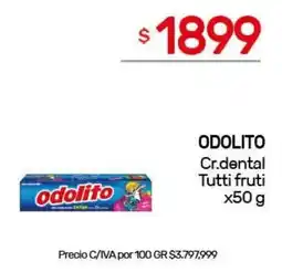 Nini Mayorista Odolito crema dental tutti fruti oferta