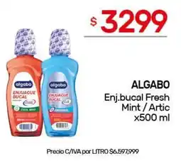 Nini Mayorista Algabo enjuague bucal fresh mint / artic oferta