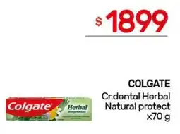 Nini Mayorista Colgate Cr.dental Herbal Natural protect oferta