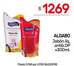 Nini Mayorista Algabo jabón líq. antib.DP oferta