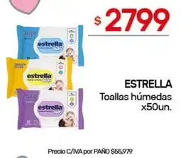 Nini Mayorista Estrella toallas húmedas oferta