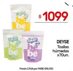 Nini Mayorista Deyse toallas húmedas oferta