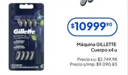 Hergo Gillette máquina cuerpo oferta