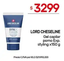 Nini Mayorista Lord cheseline gel capilar pomo exp. styling oferta