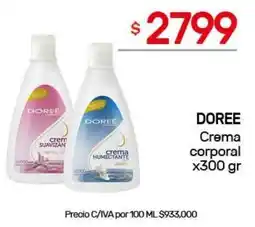 Nini Mayorista Doree crema corporal oferta