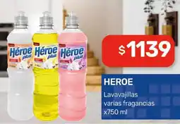 Nini Mayorista Heroe lavavajillas varias fragancias oferta