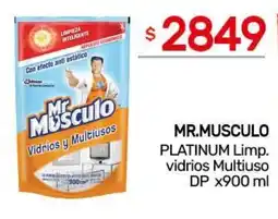 Nini Mayorista Mr.Musculo Platinum Limp. vidrios Multiuso oferta