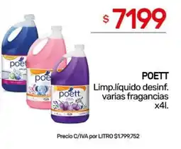 Nini Mayorista Poett limp.liquido desinf. oferta