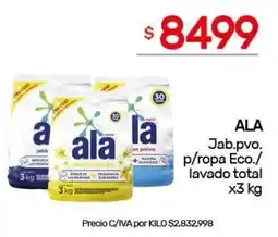 Nini Mayorista Ala jabon p/ropa eco lavado total oferta