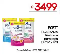 Nini Mayorista Poett fraganza perfume para ropa oferta