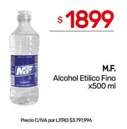 Nini Mayorista M.F. alcohol etilico fino oferta