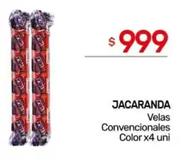 Nini Mayorista Jacaranda velas convencionales color oferta