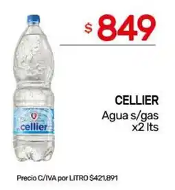 Nini Mayorista Cellier agua s/gas oferta