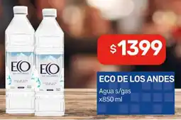 Nini Mayorista Eco de los andes agua s/gas oferta