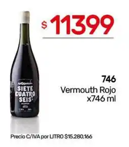Nini Mayorista Siete cuatro seis vermouth rojo oferta
