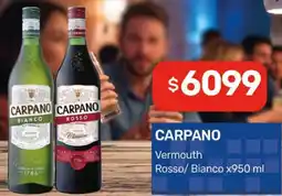 Nini Mayorista Carpano Vermouth Rosso/ Bianco oferta