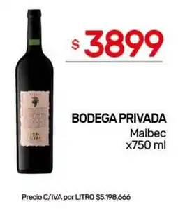 Nini Mayorista Bodega privada malbec oferta