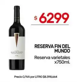 Nini Mayorista Reserva fin del mundo oferta