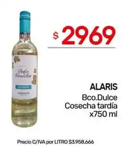 Nini Mayorista Alaris bco.dulce cosecha tardía oferta