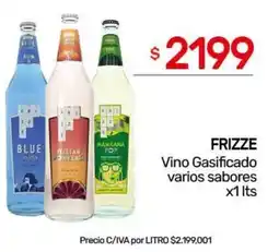 Nini Mayorista Frizze vino gasificado varios sabores oferta