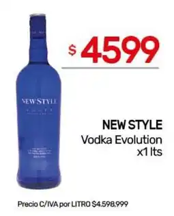 Nini Mayorista New style vodka evolution oferta