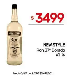 Nini Mayorista New style ron 37° dorado oferta