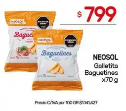 Nini Mayorista Neosol galletita baguetines oferta