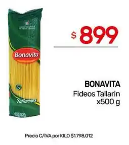 Nini Mayorista Bonavita fideos tallarin oferta