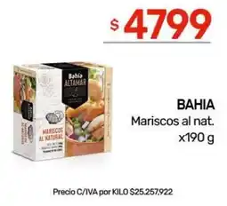 Nini Mayorista Bahia mariscos al natural oferta