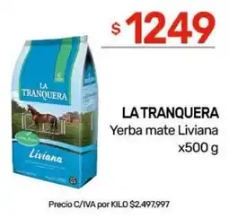 Nini Mayorista La tranquera yerba mate liviana oferta