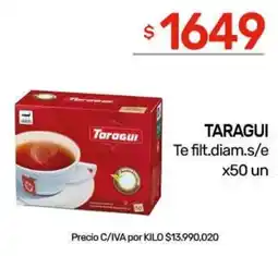 Nini Mayorista Taragui te filt.diam.s/e oferta