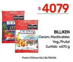 Nini Mayorista Billiken Caram. Masticables Yog./frutal oferta