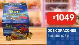 Nini Mayorista Dos corazones bocadito oferta