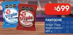 Nini Mayorista Fantoché alfajor triple negro/blanco oferta