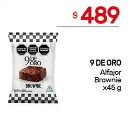 Nini Mayorista 9 de oro alfajor brownie oferta