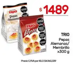 Nini Mayorista Trio pepas alemanas/membrillo oferta