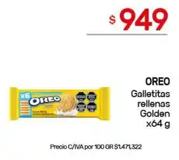 Nini Mayorista Oreo galletitas rellenas golden oferta