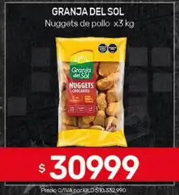 Nini Mayorista Granja del sol nuggets de pollo oferta
