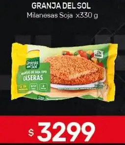Nini Mayorista Granja del sol milanesas soja tipo caseras oferta