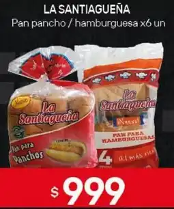 Nini Mayorista La santiagueña pan pancho / hamburguesa oferta