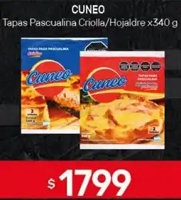 Nini Mayorista Cuneo tapas pascualina criolla/hojalde oferta