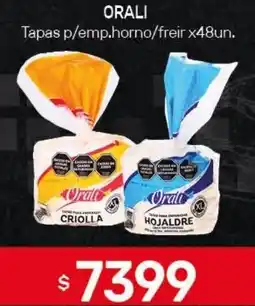 Nini Mayorista Orali tapas p/emp.horno/freir oferta