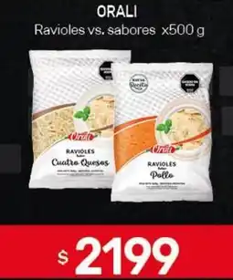 Nini Mayorista Orali ravioles vs. sabores oferta