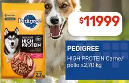 Nini Mayorista Pedigree high protein carne/pollo oferta