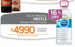 Alvear Nestlé agua mineral oferta