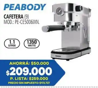 Peabody cafetera