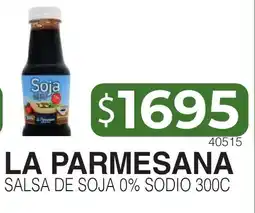 Masivos La parmesana salsa de soja 0% sodio oferta