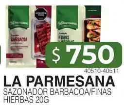 Masivos La parmesana sazonador barbacoa/finas hierbas oferta